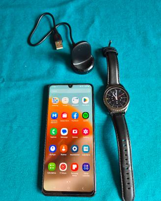 Sansung Galaxy A 32 e orologio Sansung Gear S2 
