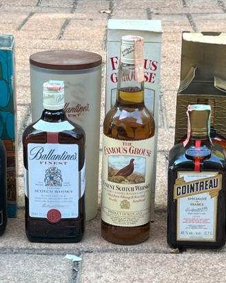 Lotto di 13 di Whisky, Brandy, Grap. Liquori e Rum