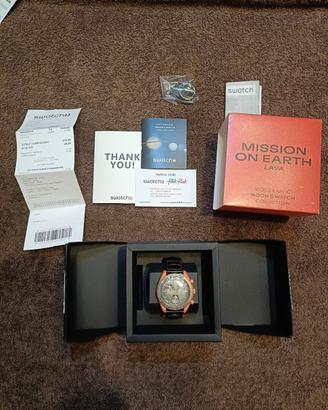 Swatch x Omega Moonswatch Mission On Earth -Lava