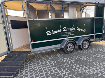 Trailer cavalli 4 posti con selleria