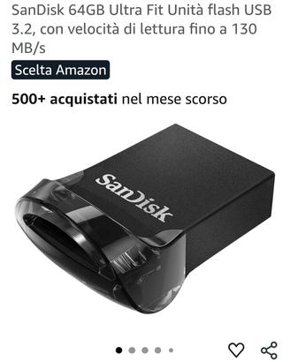 Memoria USB 64Gb Sandisk 