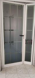 Porte interne vetrate bianche  4 singole + una dop