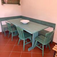 Tavolo con panca di seduta