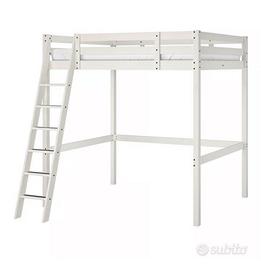 Letto a soppalco Ikea bianco