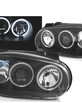 FARI VOLKSWAGEN VW GOLF 4 ANGEL EYES NERI