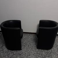 Poltroncine in simil pelle