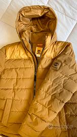 Piumino uomo Timberland ocra con logo patch - L