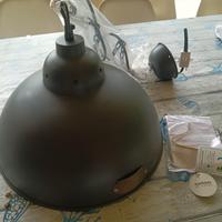 lampada a sospensione stile industriale 