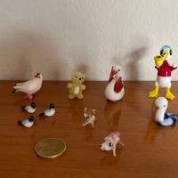 sculture artigianali in vetro soffiato di Murano