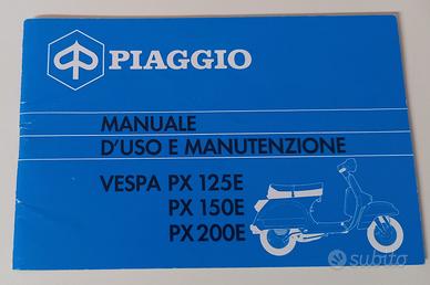 Manuale uso e manutenzione Vespa PXE