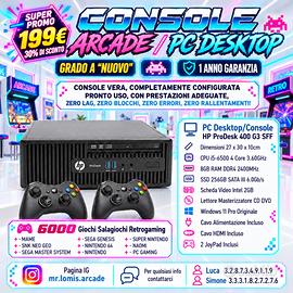 PC Console Arcade i5 8GB RAM SSD 256GB