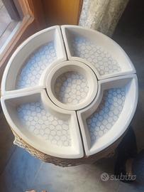 centro tavola in porcellana 