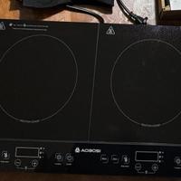 Piano cottura a induzione doppia portatile Aobosi