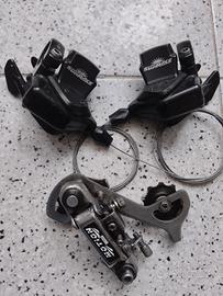 manettini e cambio 8 velocità mtb