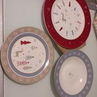 servizio piatti natalizi Brandani nuovi 