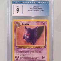 Pokémon Gengar CGC 9 FOSSIL #20 Eng