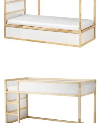 Struttura Letto ikea kura + tenda