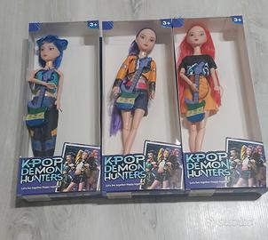 tris bambole kpop demon hunters 30cm 12€
