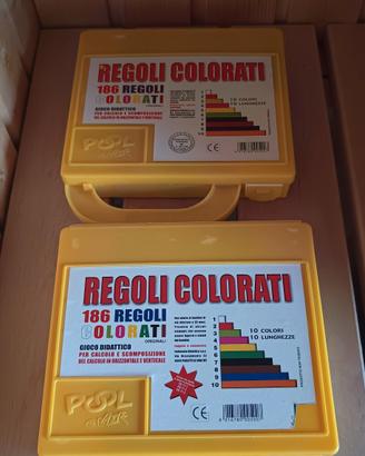 n 2 scatole Regoli Colorati