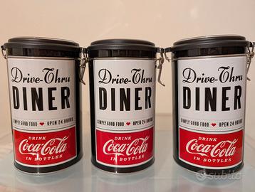 Set barattoli stampa coca-cola