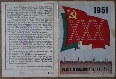 Tessera P. C. I. del 1951