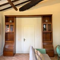 Libreria a ponte legno massello