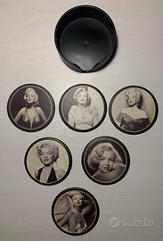 Sottobicchieri Vintage anni ‘80 Marilyn  Monroe
