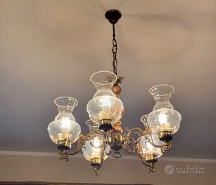 lampadario +lampada a stelo