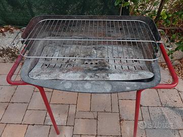 Barbecue pieghevole 65 x 35 cm con scatola 