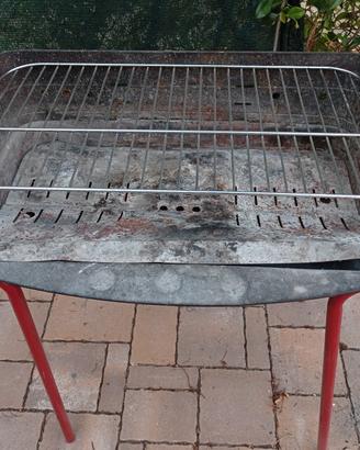 Barbecue pieghevole 65 x 35 cm con scatola 