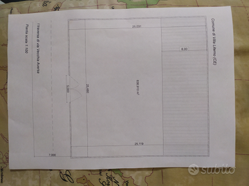 Terreno per deposito con cortile