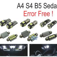 KIT 12 LAMPADE LED INTERNE PER AUDI A4 B5 SEDAN 96