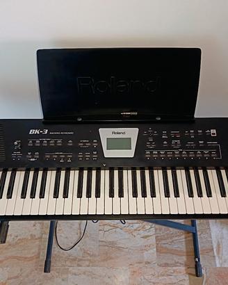 Roland bk-3 con leggio originale+ Supporto