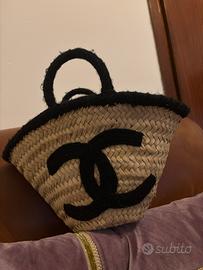 Borsa in paglia stile Chanel – Fatto a mano