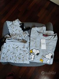 Pigiama OVS Peanuts Snoopy Taglia XL Nuovo