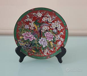 Piatto in Ceramica Cinese Vintage