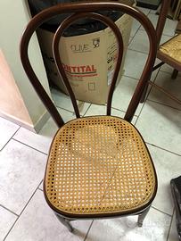 Sedie di Vienna in finocchietto