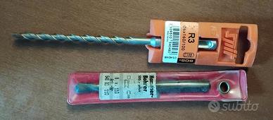 2 Punte trapano perforatore–(1 SDS 8x110+1 SDS 6X