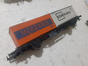 carro container modellismo ferroviario h0 