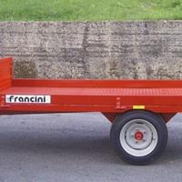 Rimorchio monoasse francini pb 22a porta bins cass