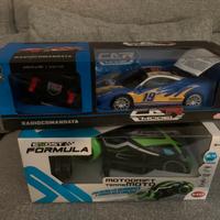 Motocicletta + auto  telecomandata per bambini