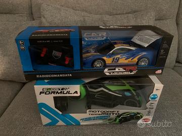Motocicletta + auto  telecomandata per bambini