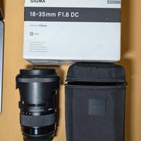 Sigma art 18 35 mm f1.8 (Canon ef)