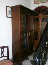 Vetrina / libreria antica originale restaurata