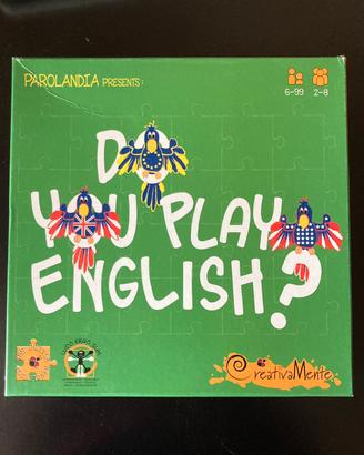 Gioco in scatola Do you play english NUOVO