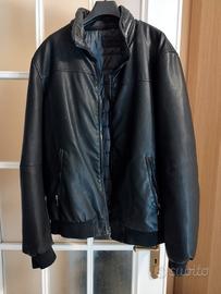 Giubbotto di ecopelle sorbino taglia XL