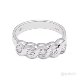 Anello veretta 0,63ct