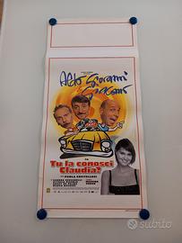 DVD + Locandina Cinema "Tu la conosci Claudia ?"