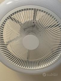 Ventilatore a soffitto con luce led e telecomando