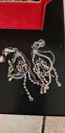 Orecchini vintage con strass